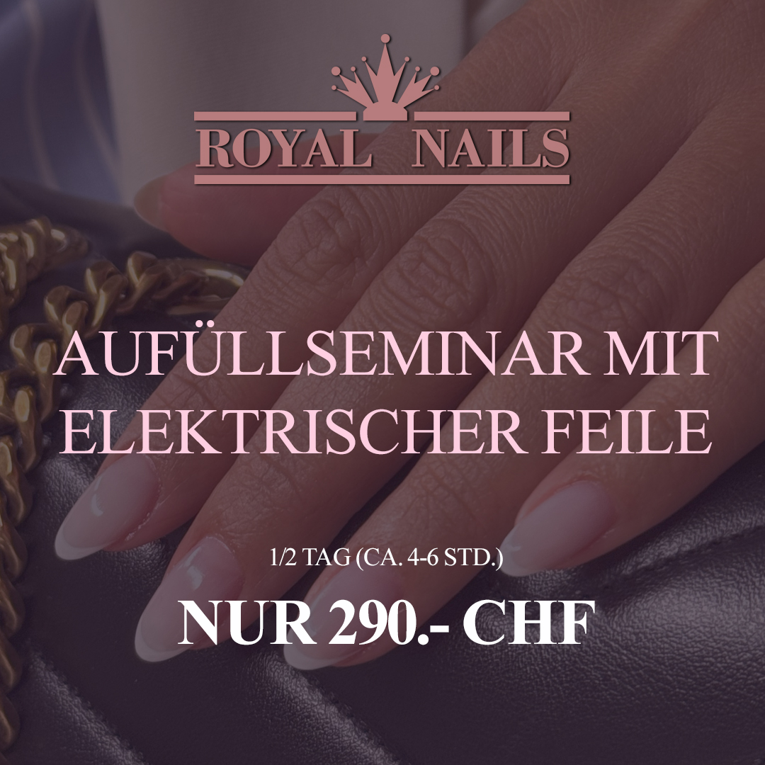 Auffüllseminar mit elektrischer Feile